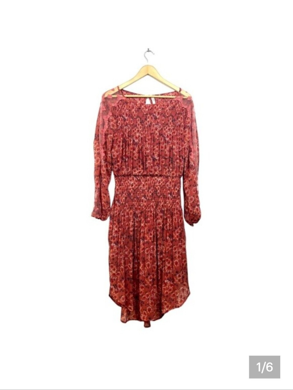 Free People Open Water Dress Charlotte Rose Womens Large Pre-Loved - Picture 3 of 3